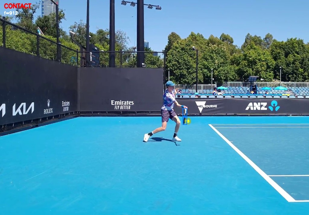Tennis contact frame 1